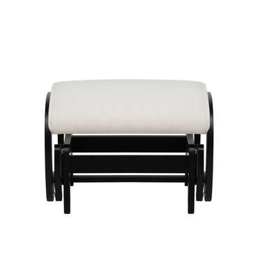 Пуф-маятник Универсальный белого цвета с кантом