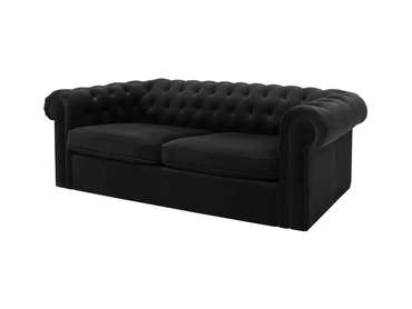 Диван Chesterfield черного цвета