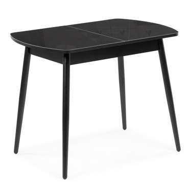 Раздвижной обеденный стол Калверт черного цвета