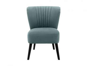 Кресло Barbara серо-синего цвета