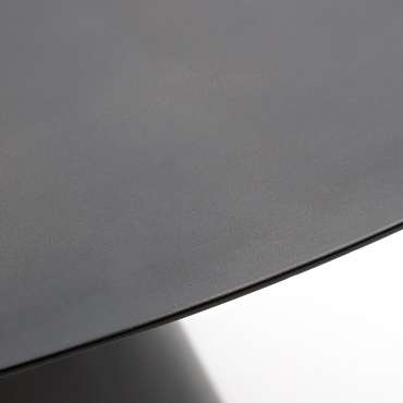 Стол металлический с эффектом состаривания Mayra серого цвета