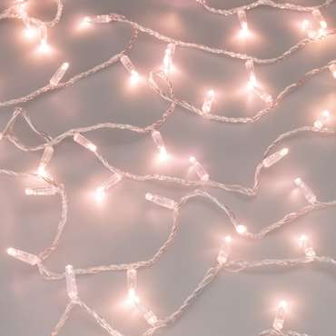 Светодиодная гирлянда ARD-STRING-CLASSIC-1000-CLEAR-100LED-PULSE Rose Gold (230V, 7W) (Ardecoled, IP65) 031643