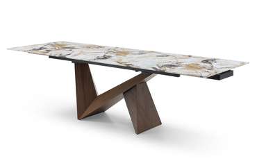 Обеденной раскладной стол Portofino с керамической столешницей