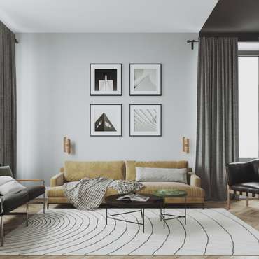 Бра Хёнир коричневого цвета