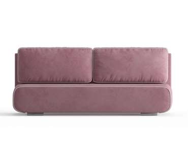 Диван-кровать Рени в обивке из велюра розового цвета