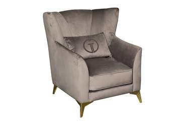 Кресло Siena серо-коричневого цвета