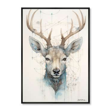 Репродукция картины Enchanted Deer, No 1, 2024г.