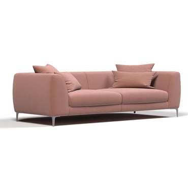 Прямой диван Elegant розового цвета