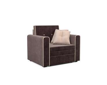 Кресло-кровать Санта коричневого цвета