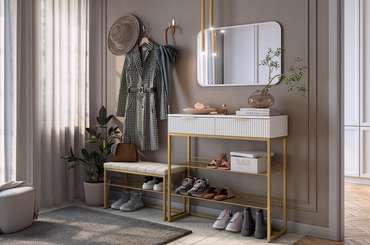 Настенное зеркало Фортуна 3 50х80 в серебристой раме