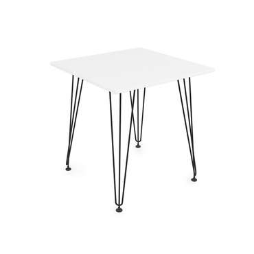 Обеденный стол Elegant 70х70 белого цвета