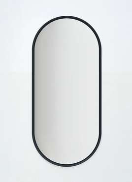 Настенное  парящее зеркало Special B 50х110 в чёрной раме