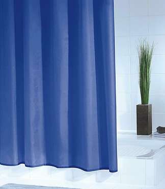 Штора для ванных комнат Standard синий/голубой