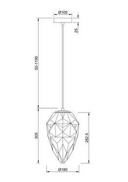 Подвесной светильник Maytoni P052PL-01GR Globo Pendant