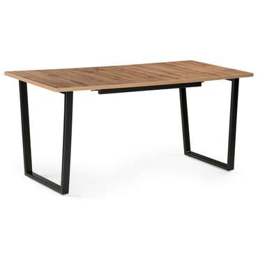 Раздвижной обеденный стол Лота Лофт темно-коричневого цвета