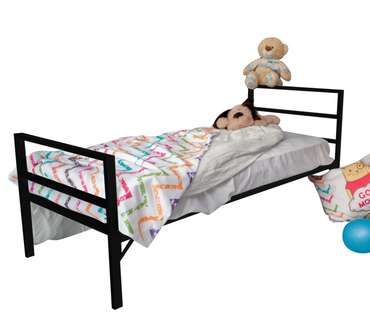 Кровать Аристо kids 80х160 черного цвета