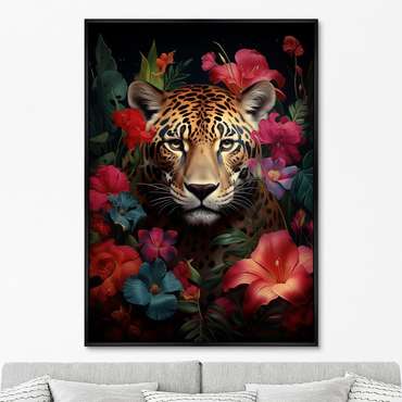 Репродукция картины The Flower Cat, 2024г.