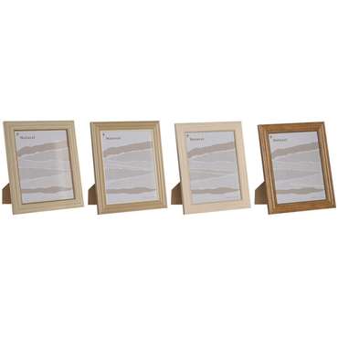 Фоторамка Home ESPRIT Разноцветный Стеклянный полистирол 26,2 x 1,6 x 31,2 cm (4 штук)