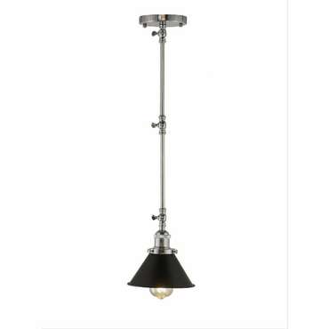 Подвесной светильник Gubi LDP B005 CHR+BK (металл, цвет черный)