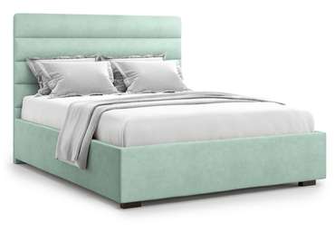 Кровать Karezza 160х200 бирюзового цвета с подъемным механизмом