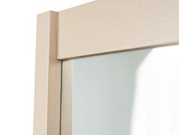 Настенное зеркало Maranta 70х90 кремового цвета