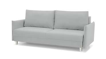 Прямой диван-кровать Портленд Лайт серого цвета
