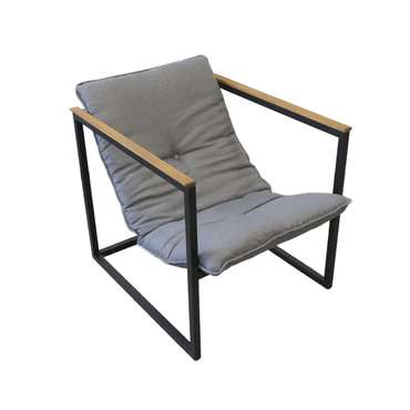 Садовое кресло Frame Cubo серого цвета