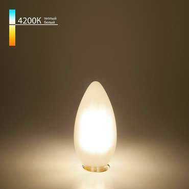 Филаментная светодиодная лампа С35 7W 4200K E14 BLE1410 формы свечи