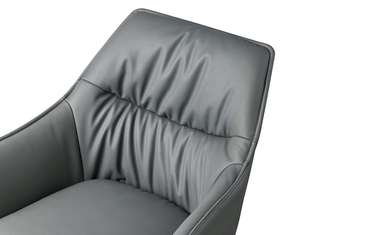 Кресло поворотно-возвратный Cintia темно-серого цвета