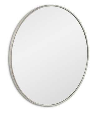 Зеркало настенное Ala S в раме серебряного цвета