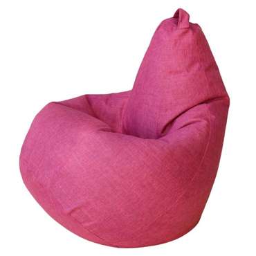 Кресло-мешок Груша 2XL розового цвета