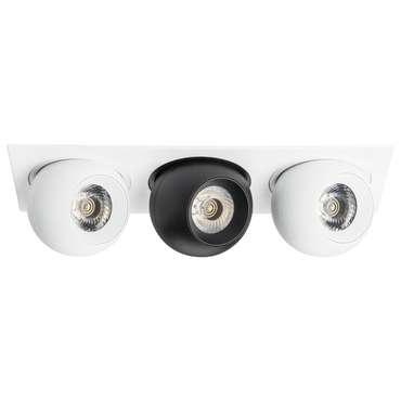 Светильник INTERO LED 9W*3 850LM*3 24G БЕЛЫЙ/ЧЕРНЫЙ 4000K (217536+217064+217074+217064)