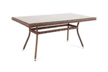 Обеденный стол Латте 140 коричневого цвета