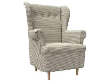 Кресло Торин серо-бежевого цвета 