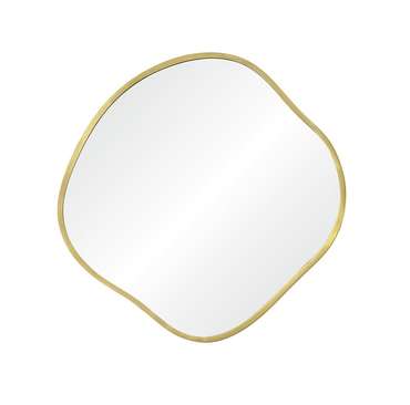 Настенное зеркало Organic M в раме золотого цвета