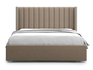 Кровать Premium Mellisa 2 140х200 коричневого цвета с подъемным механизмом 
