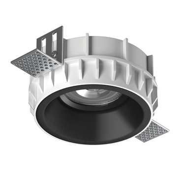 Светильник DOMINO ROUND под LED модуль/лампу МR16 ЧЁРНЫЙ (214610+214607+214007)