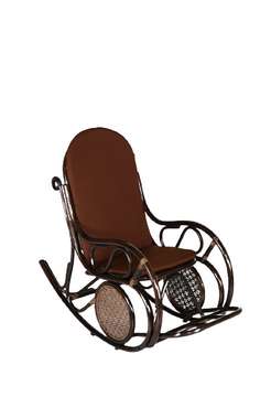 Кресло-качалка Сантьяго коричневого цвета