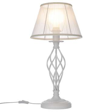 Citilux Ровена CL427810 Настольная лампа с абажуром Белая