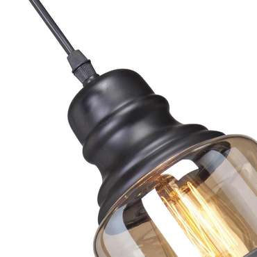 Подвесной светильник коричневого цвета