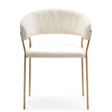 Обеденный стул Kamelia белого цвета