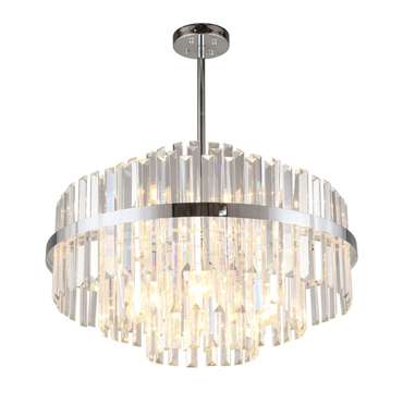 Люстра на штанге Saviano OML-69007-09 (стекло, цвет прозрачный)