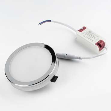 Светодиодный встраиваемый светильник Maturo L 4000K из металла и стекла