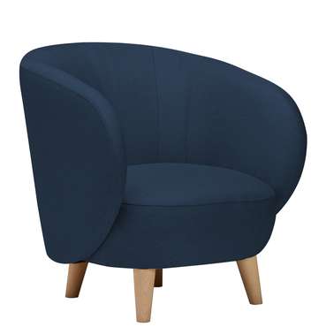 Кресло Мод темно-синего цвета