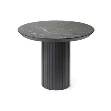 Обеденный стол раздвижной Дорс черного цвета