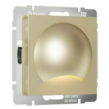 Встраиваемая LED подсветка Moon шампань W1154411 Встраиваемые механизмы шампань