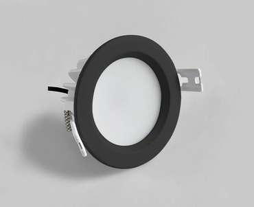 Встраиваемый светильник IT08-8018 black 3000K (стекло, цвет белый)