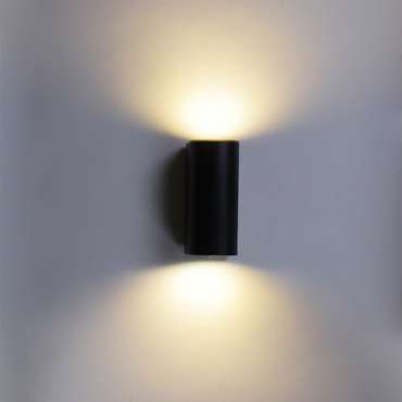 Настенный уличный светильник 86845-9.2-002TL GU10 BK черного цвета