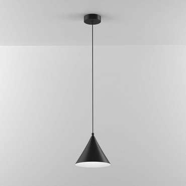 Садово-парковый светильник Bevel черного цвета