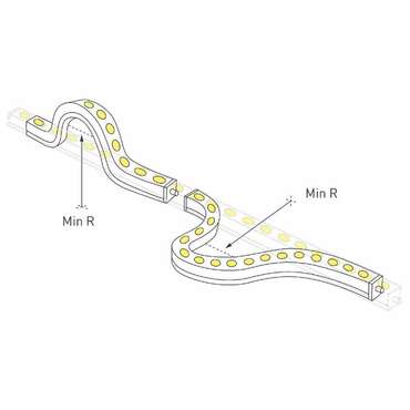 Грейзер Arlight DMX THOR-3D-F24-25x27mm 24V RGBW-Warm 3000 (24 W/m, IP65, 1m, wire x2) 045264
